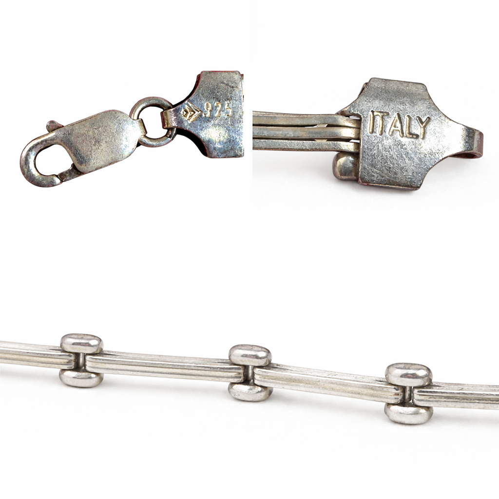Pre-Owned Silpada Sterling Silver Link Bracelet - Retired Design