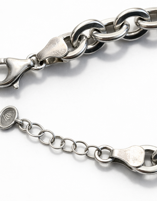 Load image into Gallery viewer, Pre-Owned Pre-Owned Silpada Sterling Silver Thick Links Bracelet – Signed Retired Design

