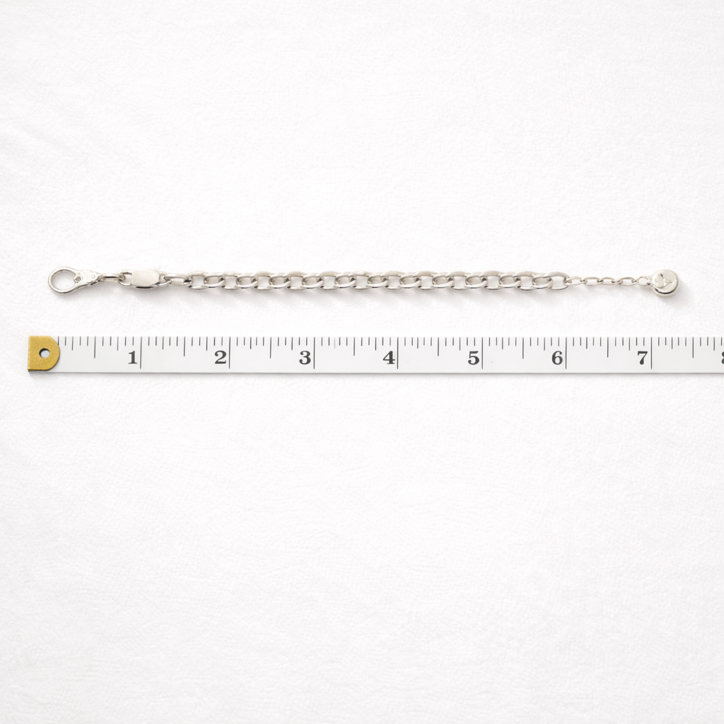 Pre-Owned Pre-Owned Silpada Sterling Silver Thick Links Bracelet – Signed Retired Design