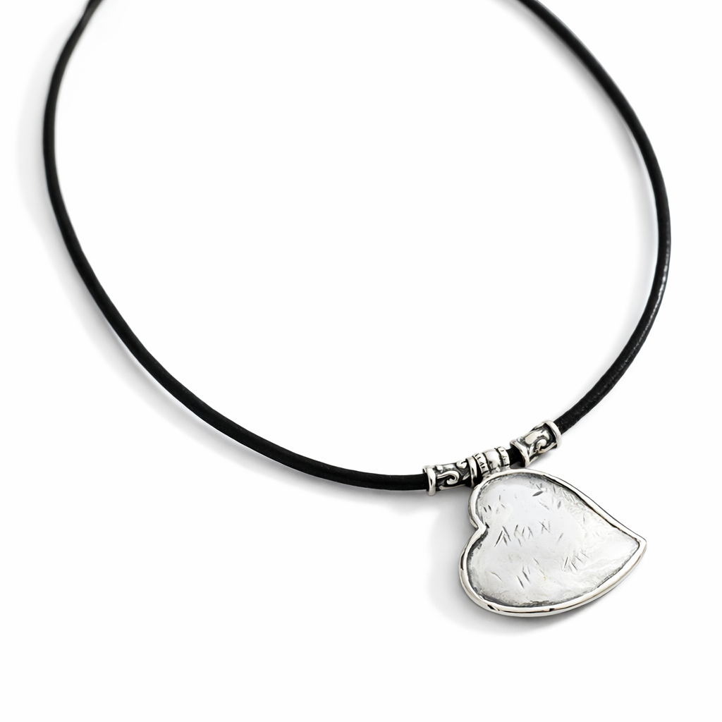 Pre-Owned Silpada "You’ve Got Heart" Necklace - Retired Design