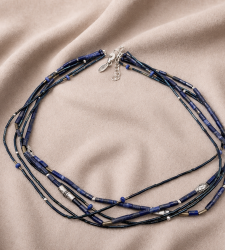 Pre-Owned Silpada “Into the Blue” Necklace - Retired Design
