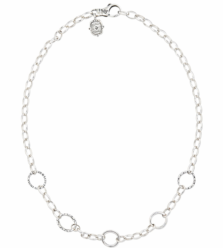 Pre-Owned Silpada Linked Charm Necklace - Retired Design