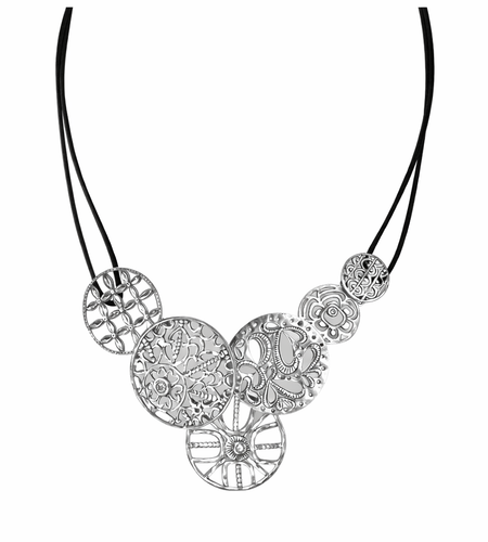 Pre-Owned Silpada's "Filigree Art" Necklace - Retired Design
