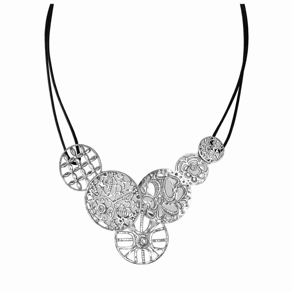 Pre-Owned Silpada's "Filigree Art" Necklace - Retired Design