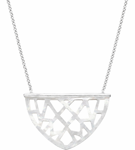 Pre-Owned Silpada's Sterling Silver "Gleamcatcher" Necklace - Retired Design
