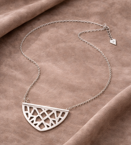 Pre-Owned Silpada's Sterling Silver "Gleamcatcher" Necklace - Retired Design