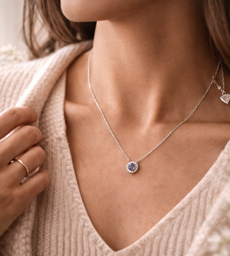 Pre-Owned Silpada's "Alluring Azure" Necklace - Retired Design