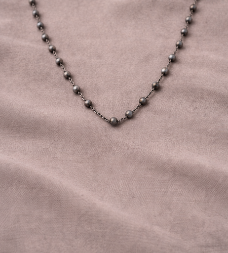 Pre-Owned Silpada Sterling Silver Bead Necklace - Retired Design