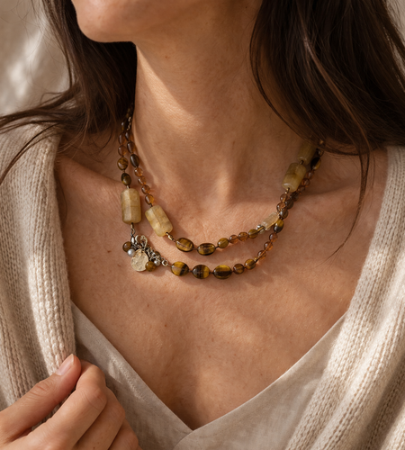 Pre-Owned Silpada Multi-Material Silpada 35" Necklace - Retired Design