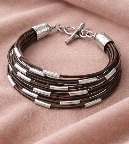 Pre-Owned Silpada Speed of Light Sterling Silver Bracelet - Retired Design
