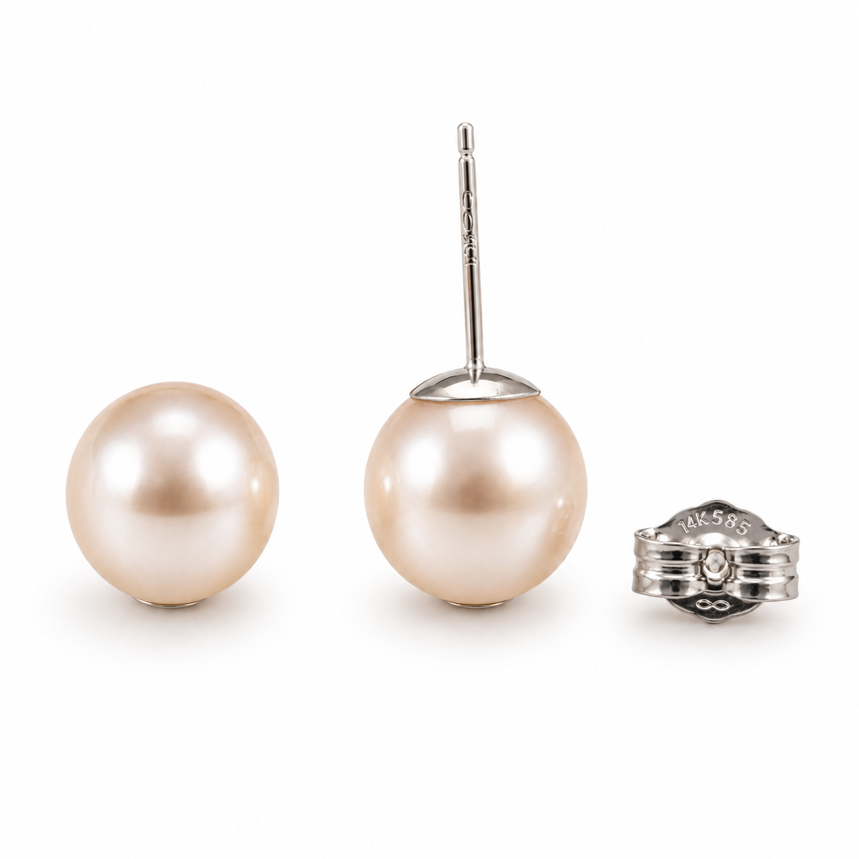 Akoya Pearl Stud Earrings in 14K White Gold | Classic Fine Jewelry