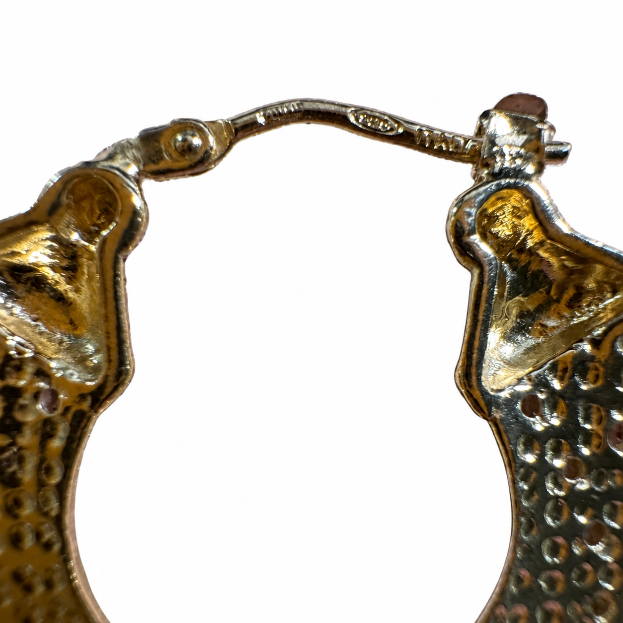 Novica Gold Over Sterling Silver “Golden Marrakech Hoops” - Artisan Filigree Earrings NEW