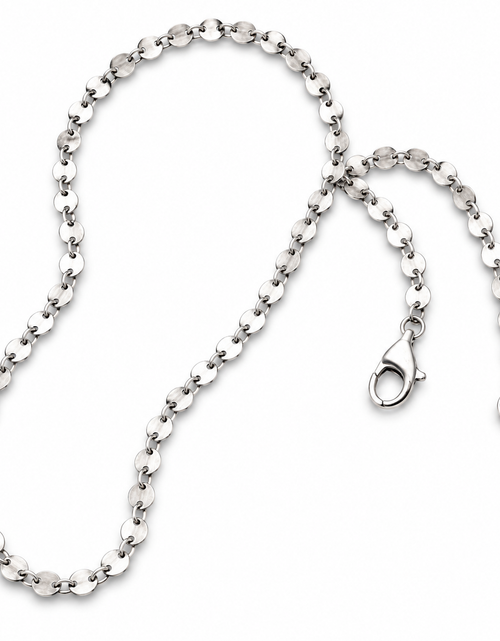 Load image into Gallery viewer, Pre-Owned Silpada Sterling Silver Oxidized Mini Interlocking Disk Necklace - Retired Design
