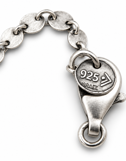 Load image into Gallery viewer, Pre-Owned Silpada Sterling Silver Oxidized Mini Interlocking Disk Necklace - Retired Design
