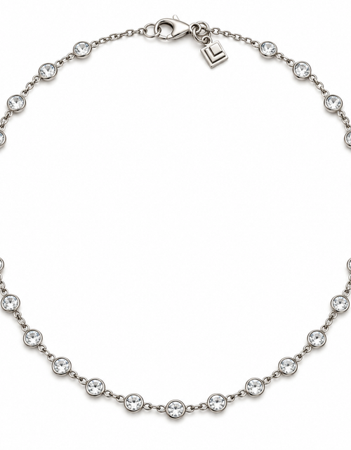 Load image into Gallery viewer, Pre-Owned Silpada's "Raindrop" CZ Sterling Silver Necklace - Retired Design
