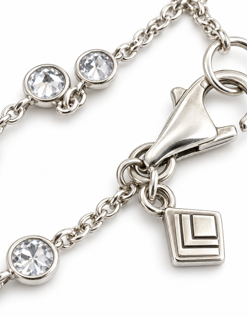 Load image into Gallery viewer, Pre-Owned Silpada's "Raindrop" CZ Sterling Silver Necklace - Retired Design
