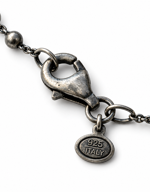 Load image into Gallery viewer, Pre-Owned Silpada Sterling Silver Bead Necklace - Retired Design
