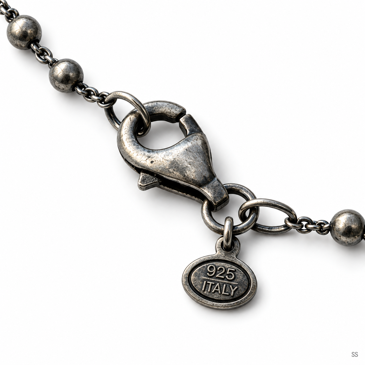 Pre-Owned Silpada Sterling Silver Bead Necklace - Retired Design