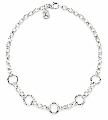 Pre-Owned Silpada Linked Charm Necklace - Retired Design