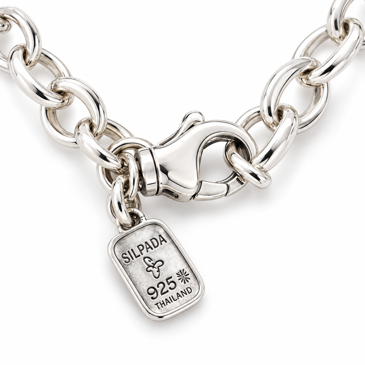 Pre-Owned Silpada Linked Charm Necklace - Retired Design