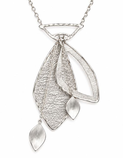 Load image into Gallery viewer, Pre-Owned Silpada Contemporary Leaf Drop Necklace - Retired Design
