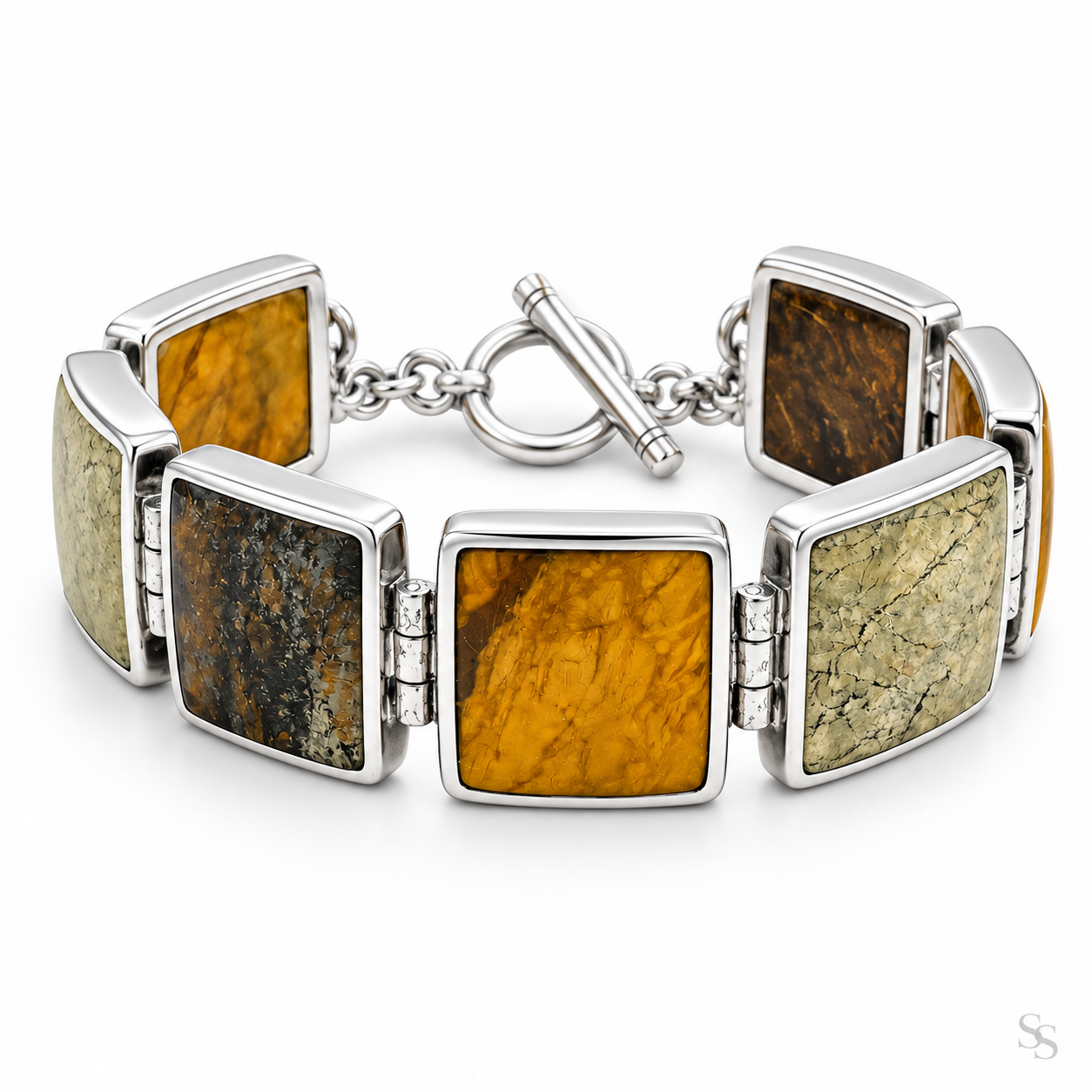 Pre-Owned Silpada Brown Tone Bracelet - Retired Design