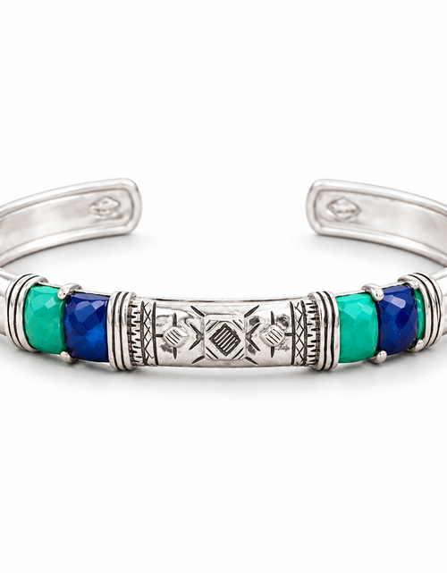 Load image into Gallery viewer, Pre-Owned Silpada Beach House cuff Sterling silver Bracelet - Retired Design
