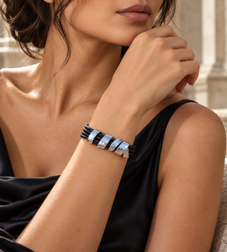 Pre-Owned Silpada City Slicker Bracelet - Retired Design