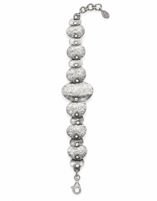 Load image into Gallery viewer, Pre-Owned Silpada Badge of Beauty Sterling Silver Bracelet - Retired Design

