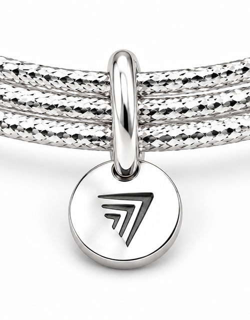 Load image into Gallery viewer, Pre-Owned Silpada Sterling Silver Lasting Impression Bangle Bracelet - Retired Design
