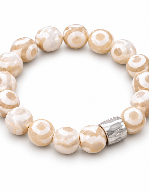 Load image into Gallery viewer, Pre-Owned Silpada SAFARI Sterling Silver Stretch Bracelet - Retired Design
