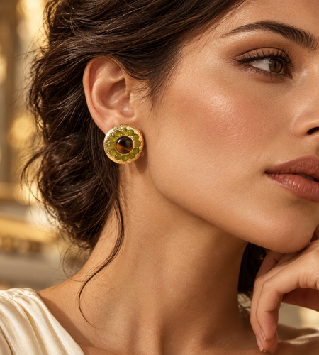 Simply Savvy Golden Hour Halo Studs