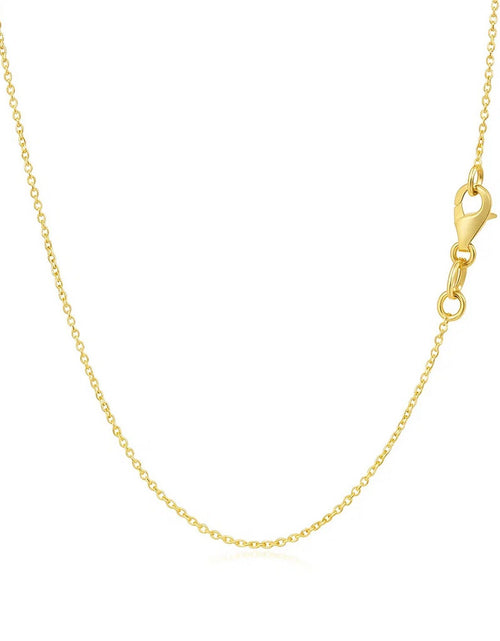 Load image into Gallery viewer, 14K Yellow Gold Interlocking Rectangle Necklace

