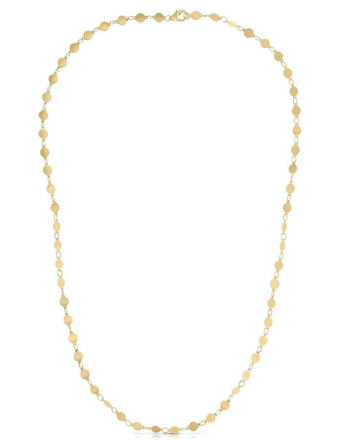 Load image into Gallery viewer, 14K Yellow Gold Polished Circle Station Necklace
