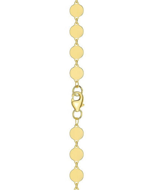 Load image into Gallery viewer, 14K Yellow Gold Polished Circle Station Necklace
