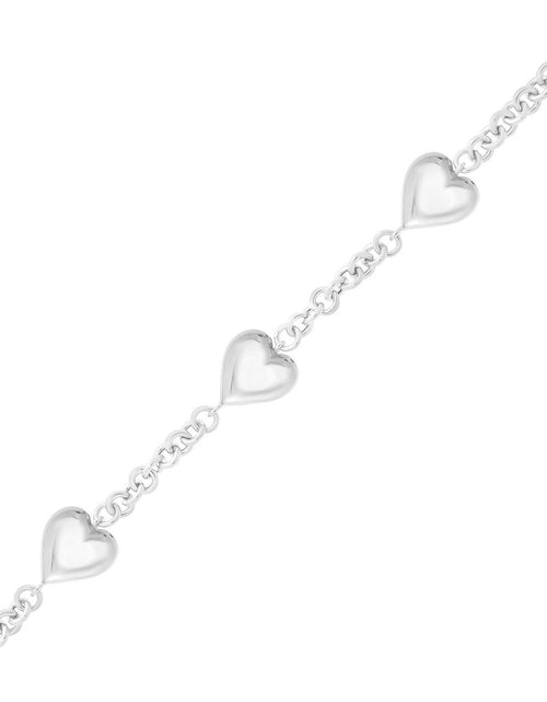 Load image into Gallery viewer, Sterling Silver Triple Heart Bracelet
