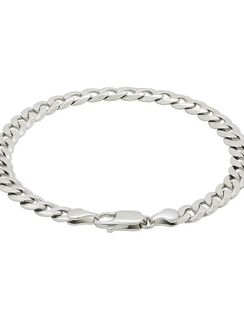 Load image into Gallery viewer, Sterling Silver 7.2mm Curb Link Bracelet

