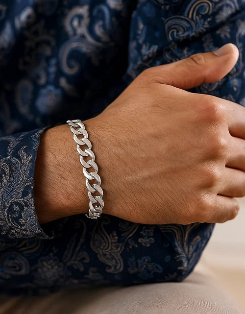 Load image into Gallery viewer, Sterling Silver 7.2mm Curb Link Bracelet

