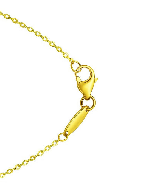 Load image into Gallery viewer, 14K Yellow Gold Puffed Mini Heart Pendant Necklace 18 Inch
