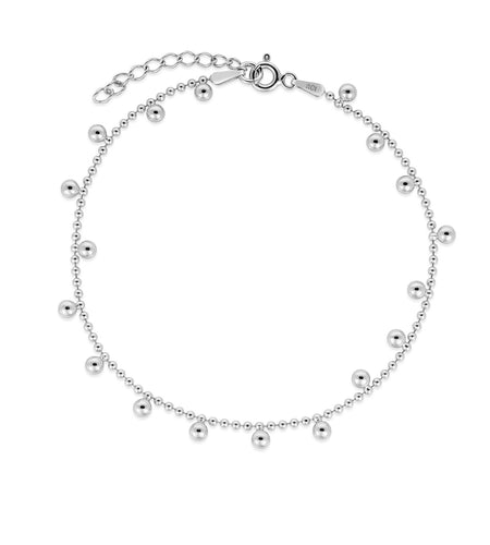 Sterling Silver Drop Bead Bracelet