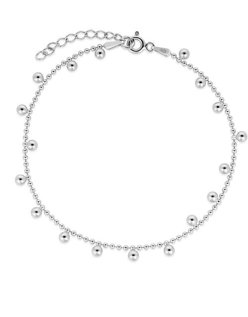 Load image into Gallery viewer, Sterling Silver Drop Bead Bracelet
