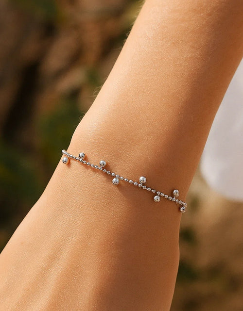 Load image into Gallery viewer, Sterling Silver Drop Bead Bracelet
