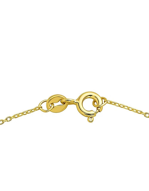 Load image into Gallery viewer, 14K Yellow Gold Emerald-Cut Peridot Necklace 18 Inch
