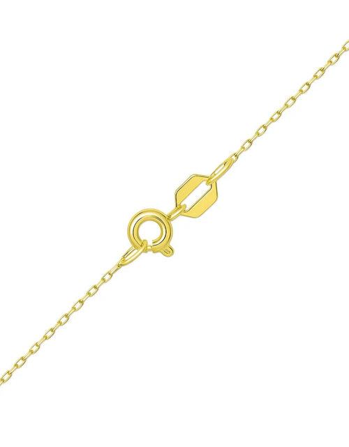 Load image into Gallery viewer, 14K Yellow Gold Four Leaf Clover Necklace – 18 Inch
