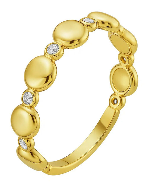 Load image into Gallery viewer, 14K Yellow Gold Textured Rope Ring (4.00 mm)
