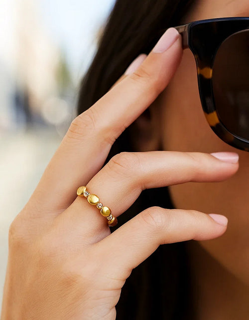 Load image into Gallery viewer, 14K Yellow Gold Textured Rope Ring (4.00 mm)
