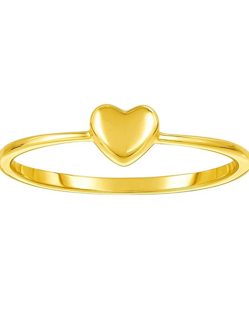 Load image into Gallery viewer, 14k Yellow Gold Ring with Puffed Heart(1.40 mm)
