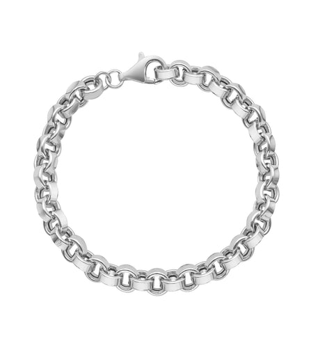 Sterling Silver Rolo Link Bracelet