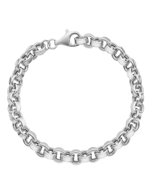 Load image into Gallery viewer, Sterling Silver Rolo Link Bracelet

