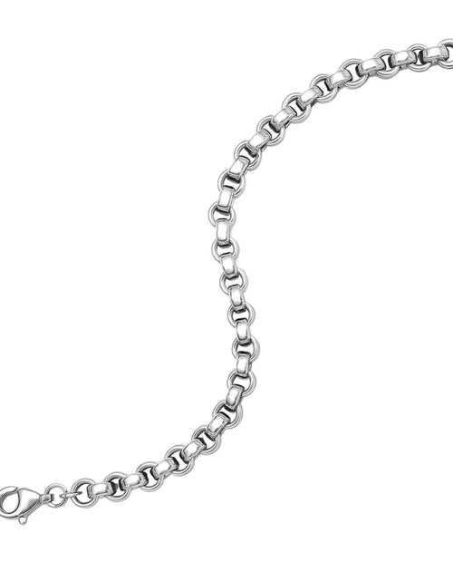 Load image into Gallery viewer, Sterling Silver Rolo Link Bracelet
